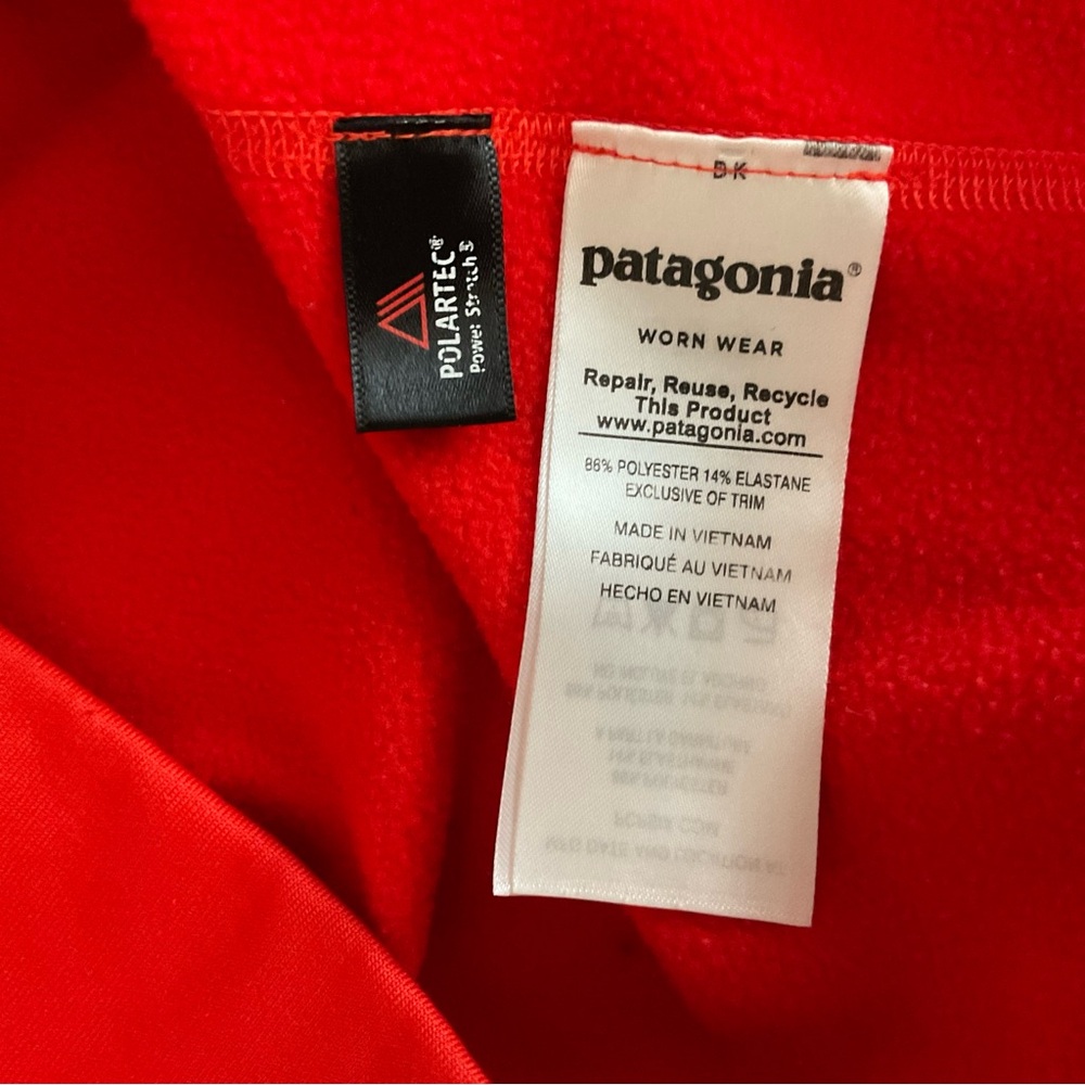 Patagonia Men’s Polartec Power Stretch Fleece Athletic Jacket Medium - FLAWS - Picture 5 of 8